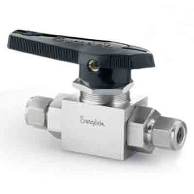 Stainless Steel 3-Piece High Pressure Alternative Fuel Service Ball Valve, 7.1 Cv, 3/4 in. Swagelok Tube Fitting
