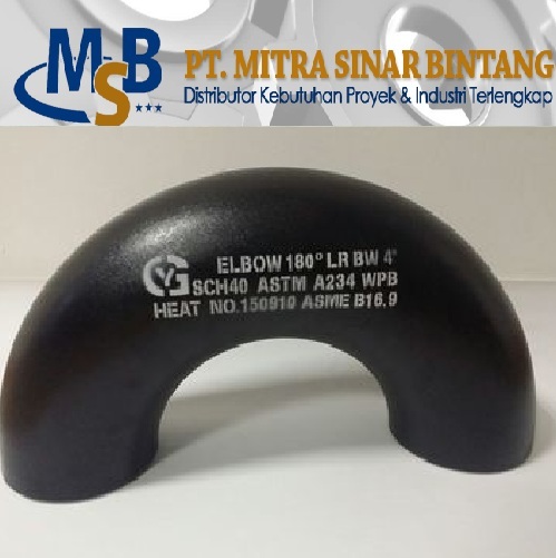 180 Deg Elbow Cs Astm A234 Wpb