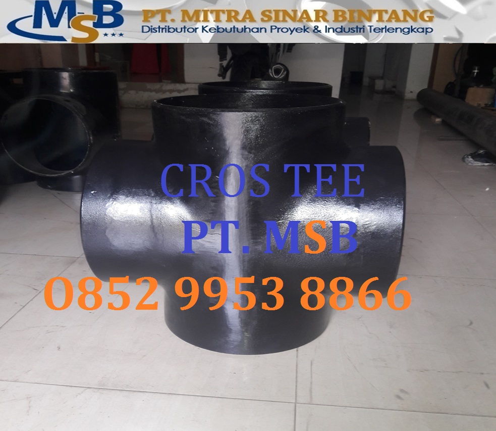 Cross Tee Carbon Steel ASTM A234 WPB