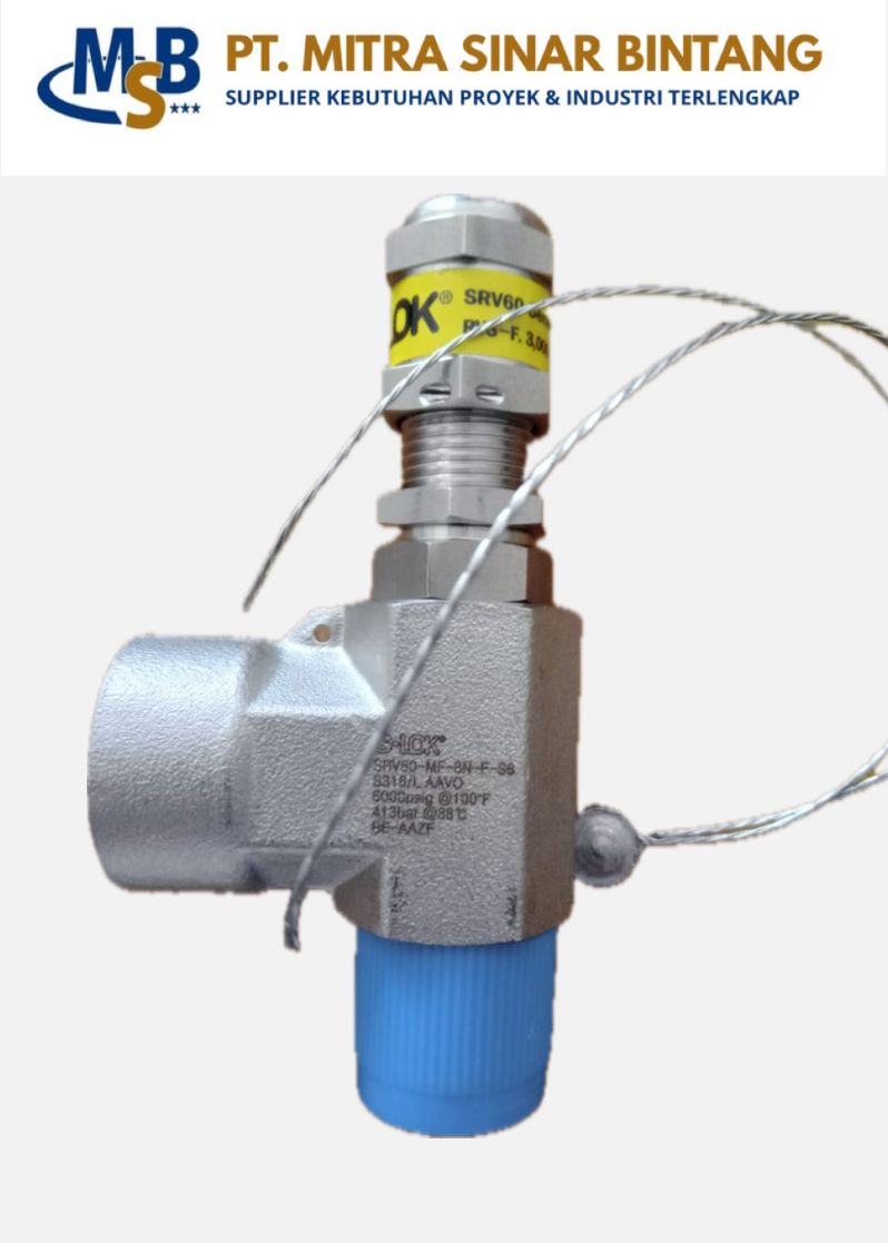 TERSEDIA SAFETY RELIFE VALVE, SS136/L, ½