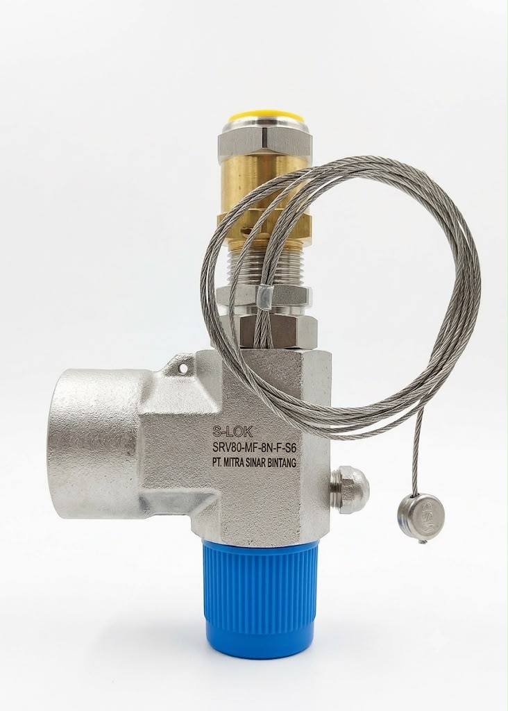 Valve Pengaman Tekanan SS316/316L 1/2 Inch Ready Stock